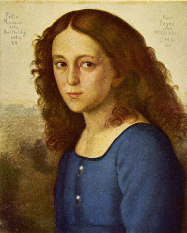Mendelssohn at the age of 12 by Carl Begas