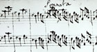 Extract from Purcell's Golden Sonata in his own hand