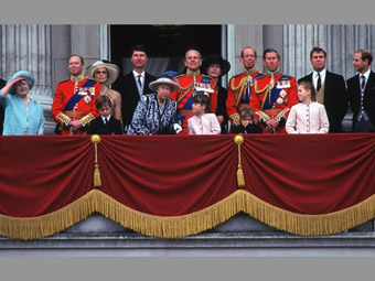 Royals on Balcony