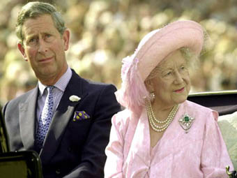 The Queen Mother and Charles