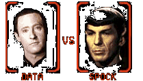 Data vs Spock