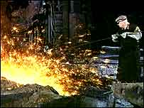 Consett furnace and steel worker