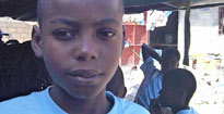 Photo of Haitian pupil