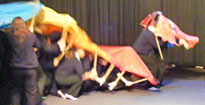 The Polesworth school dragon dance