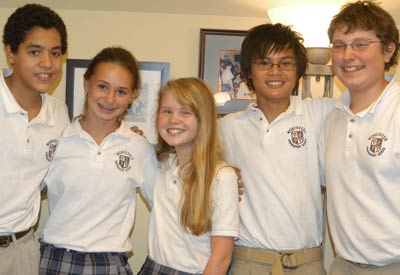 Pupils at Worcester Preparatory School Maryland